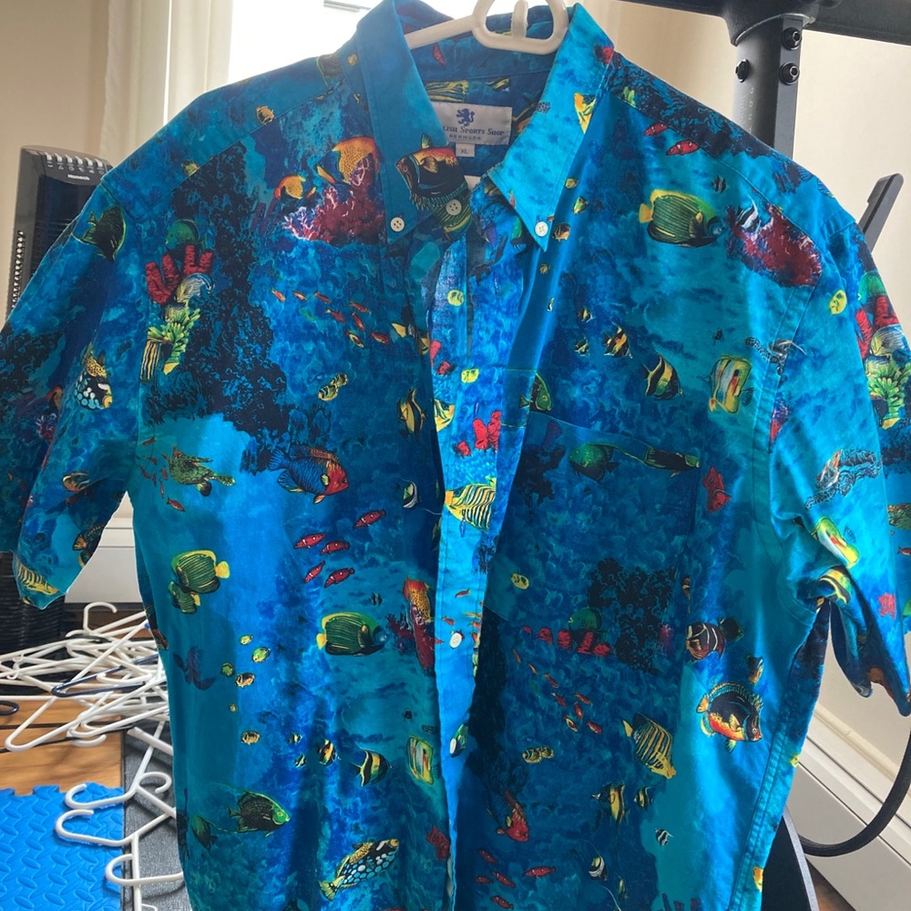 Tropical button down